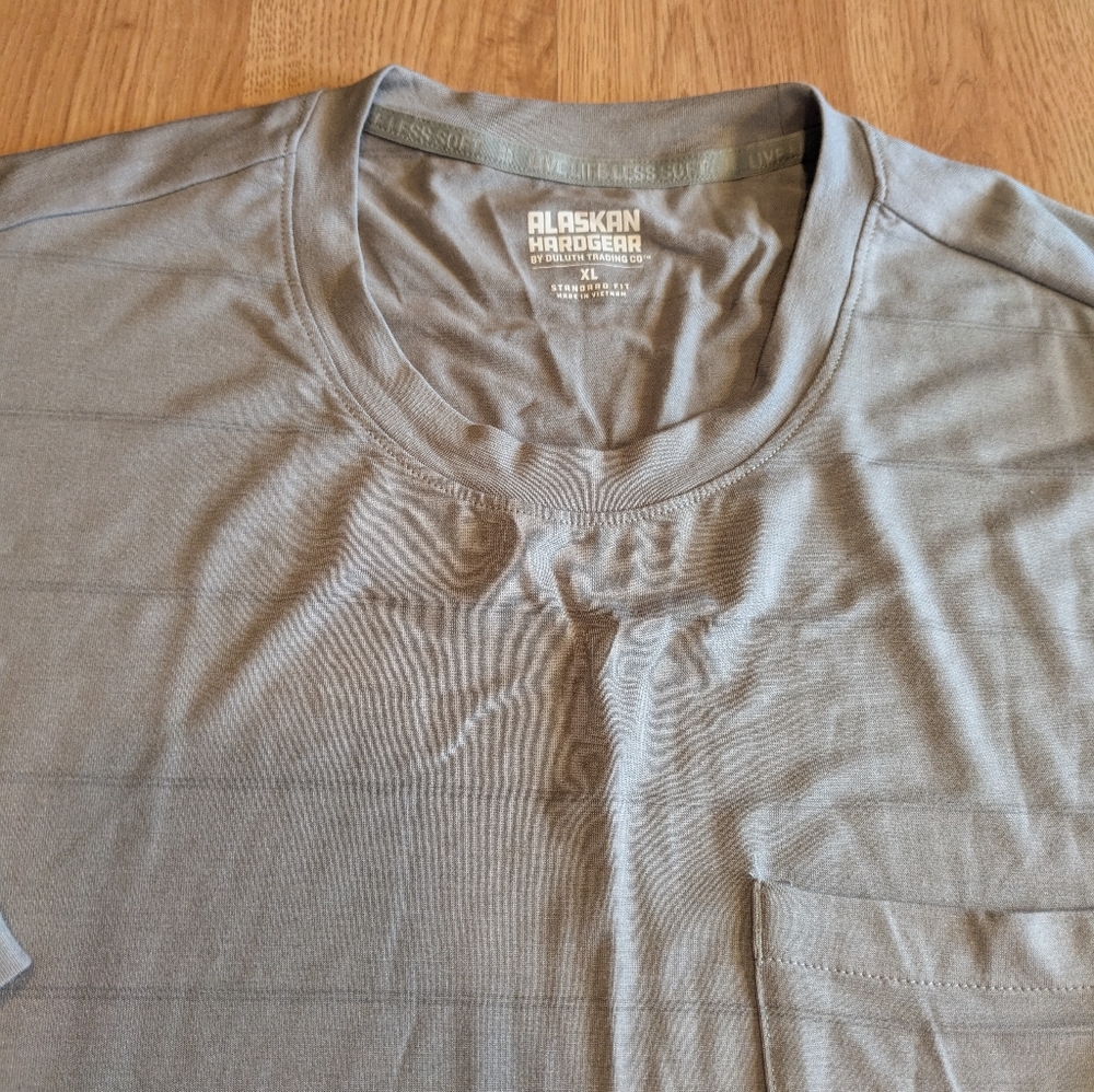 Alaskan Hardgear Duluth Trading Co. Bamboo Tee Shirt‎ Short Sleeve Mens Sz XL